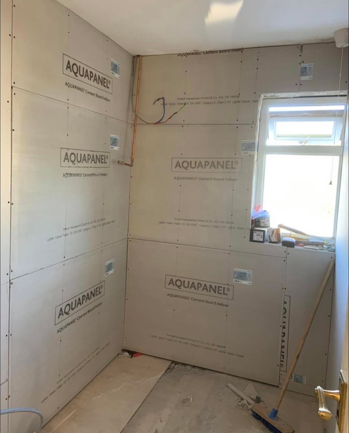 Bathroom leak remediation and refit – before, during and after