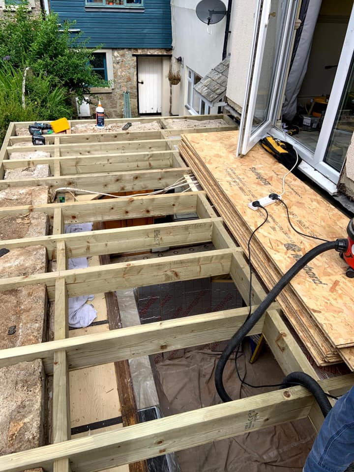 Roof deck and sun terrace repair – before, during and after